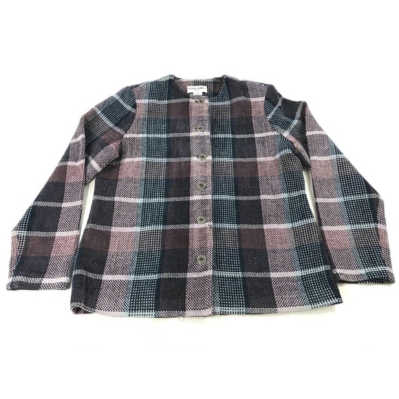 Alfred Dunner Sweaters - Alfred Dunner Button Up Cardigan / Blazer 10P